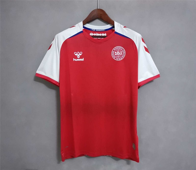 AAA Quality Denmark 2020 European Cup Home Soccer Jersey